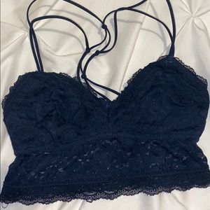 SOLD Navy blue bralette